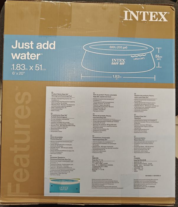 Басейн наливний INTEX 28101 Easy Set