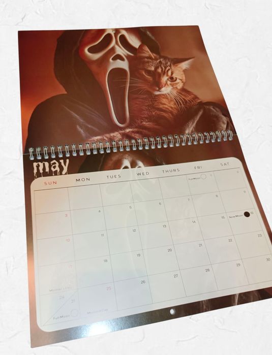 Kalendarz koty horrory