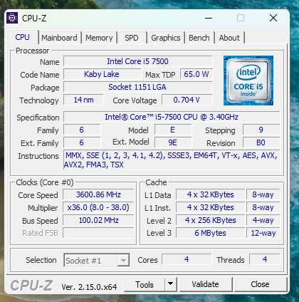 Komputer Gamingowy PC i5-7500 GTX 1060 6 gb SSD 500 GB DDR 4 - 8 GB
