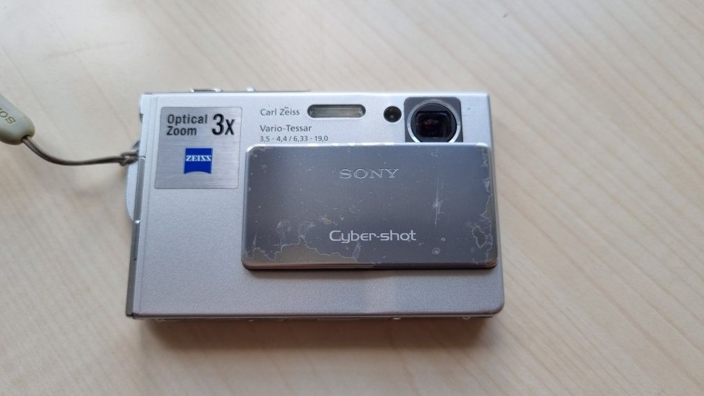 Sony Cyber-Shot DSC-T7 - bogaty zestaw, oryginalne pudełko