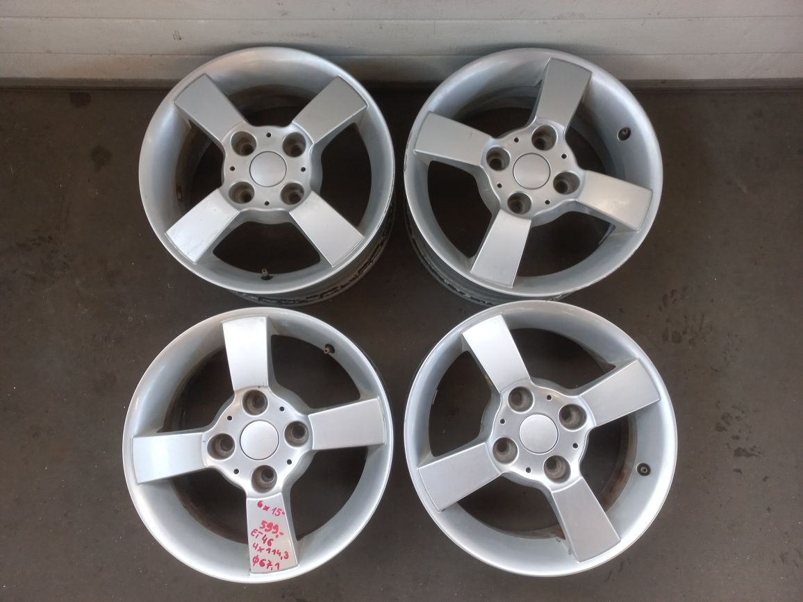 Alufelgi 15" 4x114,3 Smart