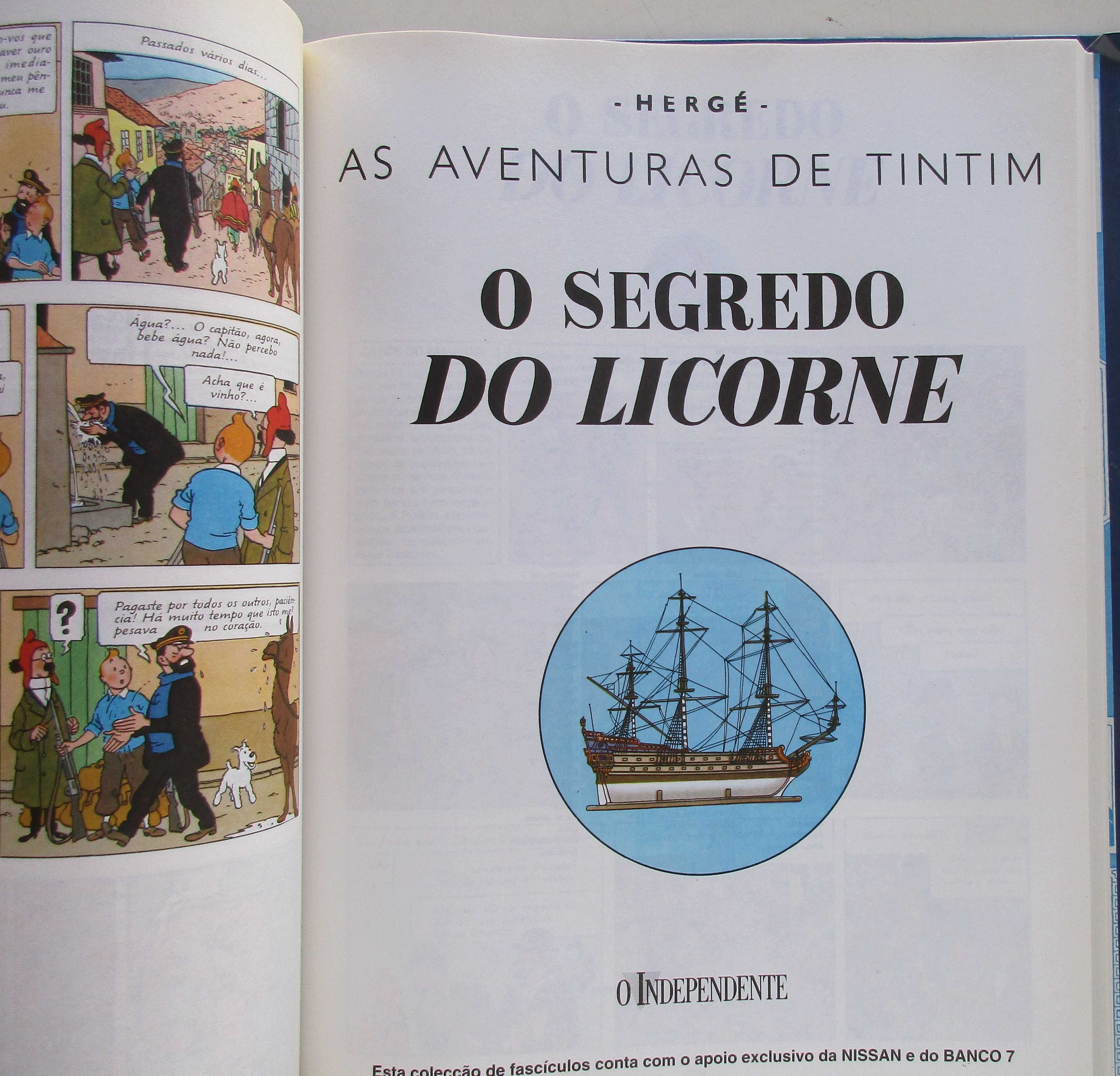 TINTIM - - - Edição encadernada - - - - - 4 X Álbuns = 1 Livro
