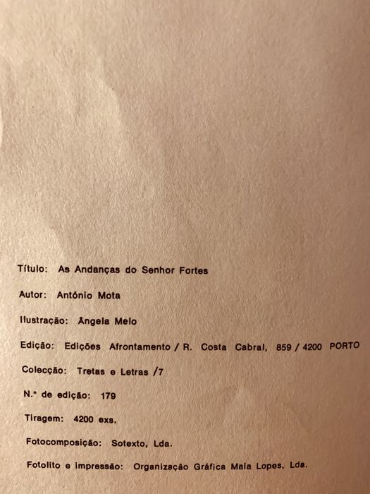 Andanças do Sr. Fortes, 4o ano