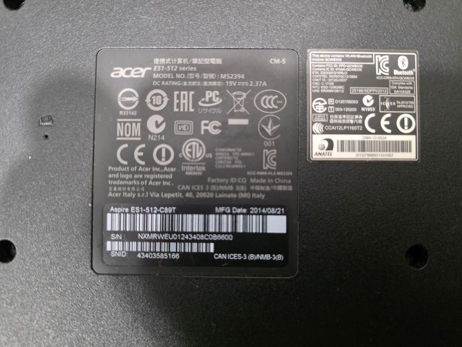 Ноутбук Acer ES1-512