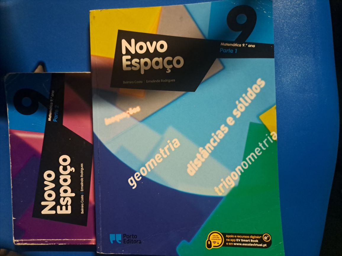 Manual livro escolar Matemática Novo Espaço 9 ano