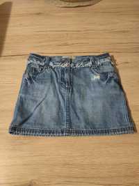 Spódniczka jeansowa mini NEXT, rozm. 128 cm