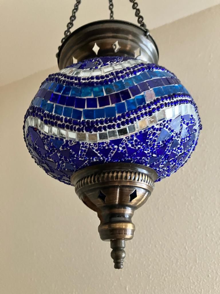 Lampka lampa klosz orientalny Maroko Turcja mozaika