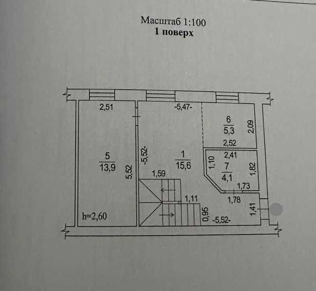 Дворівнева 2к квартира 72м2, поверх 1/5, з меблями та технікою, Центр