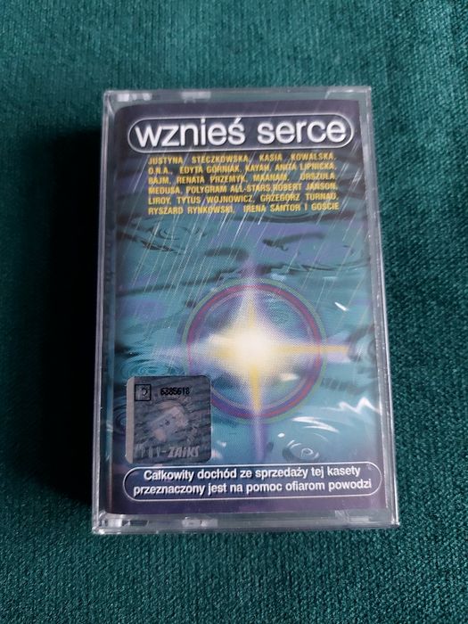 Kaseta audio Wznieś Serce Steczkowska Maanam Liroy wyd.1997r