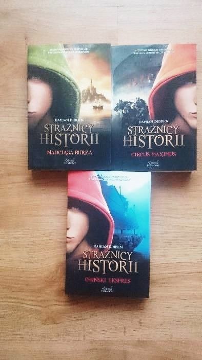 Książki z serii pt. Strażnicy Historii trylogia Dibben