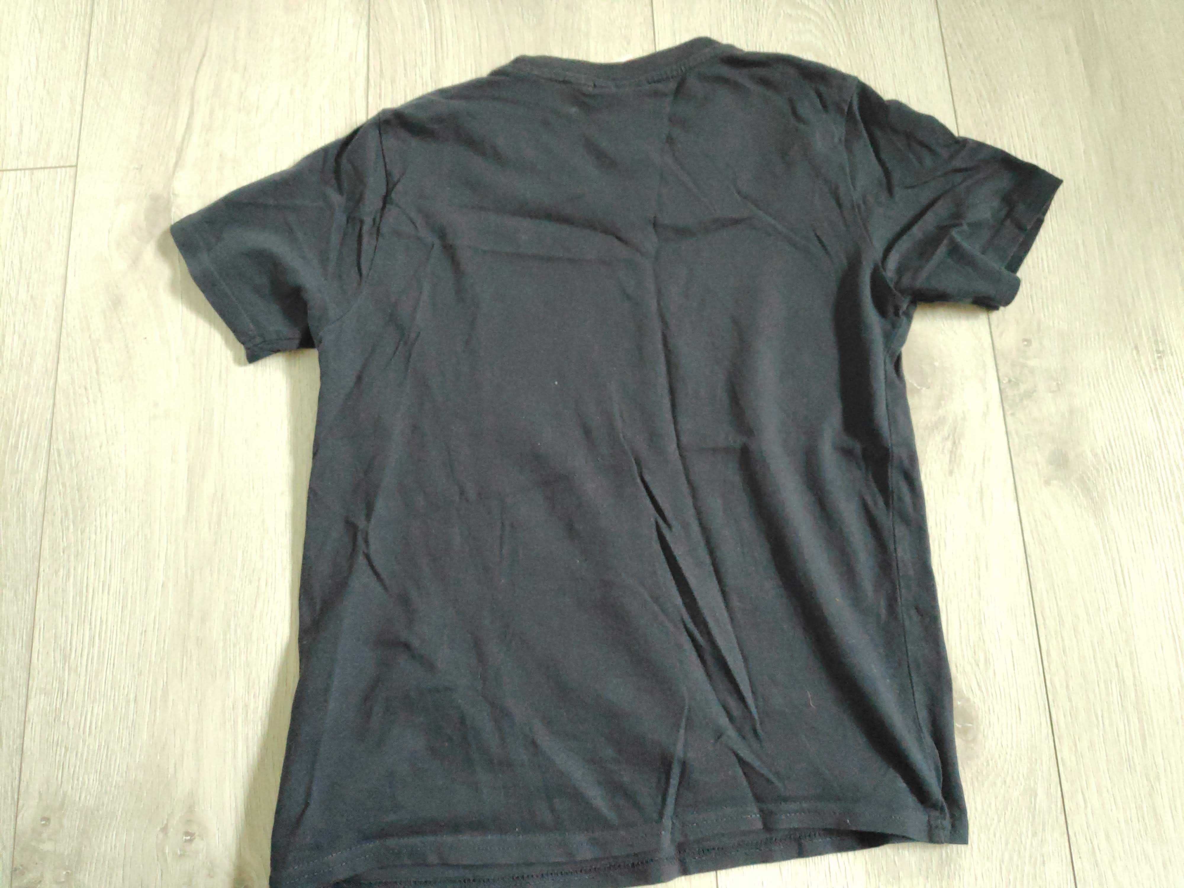 Granatowy t-shirt Minionki rozmiar 134/140
