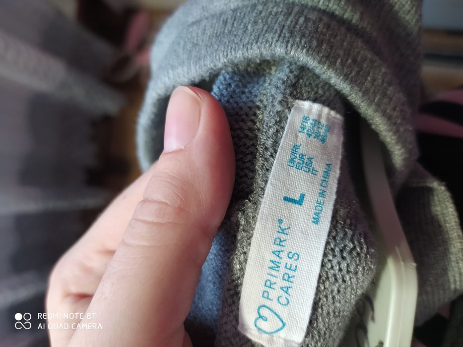 Кофта оверсайз сірого кольору