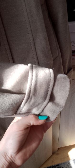 Płaszczyk beżowy damski rozmiar L