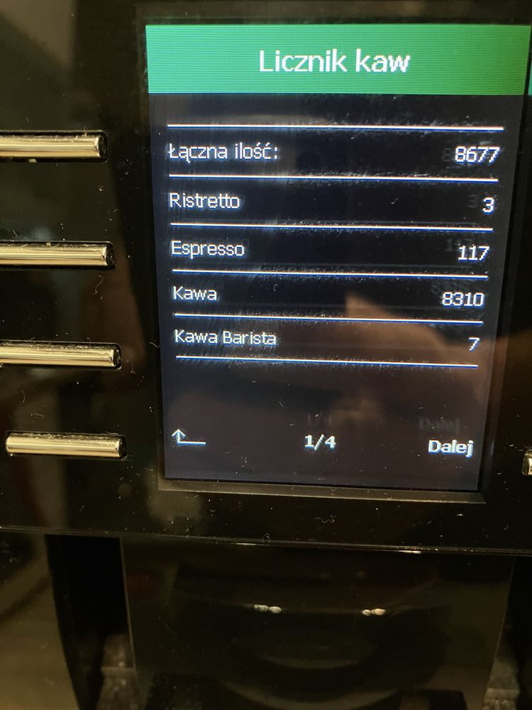 Automatyczny ekspres do kawy Jura Z6 8700 kaw WIFI stan bardzo dobry!!