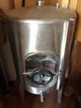 Cuba de inox, com porta, 160 lts
