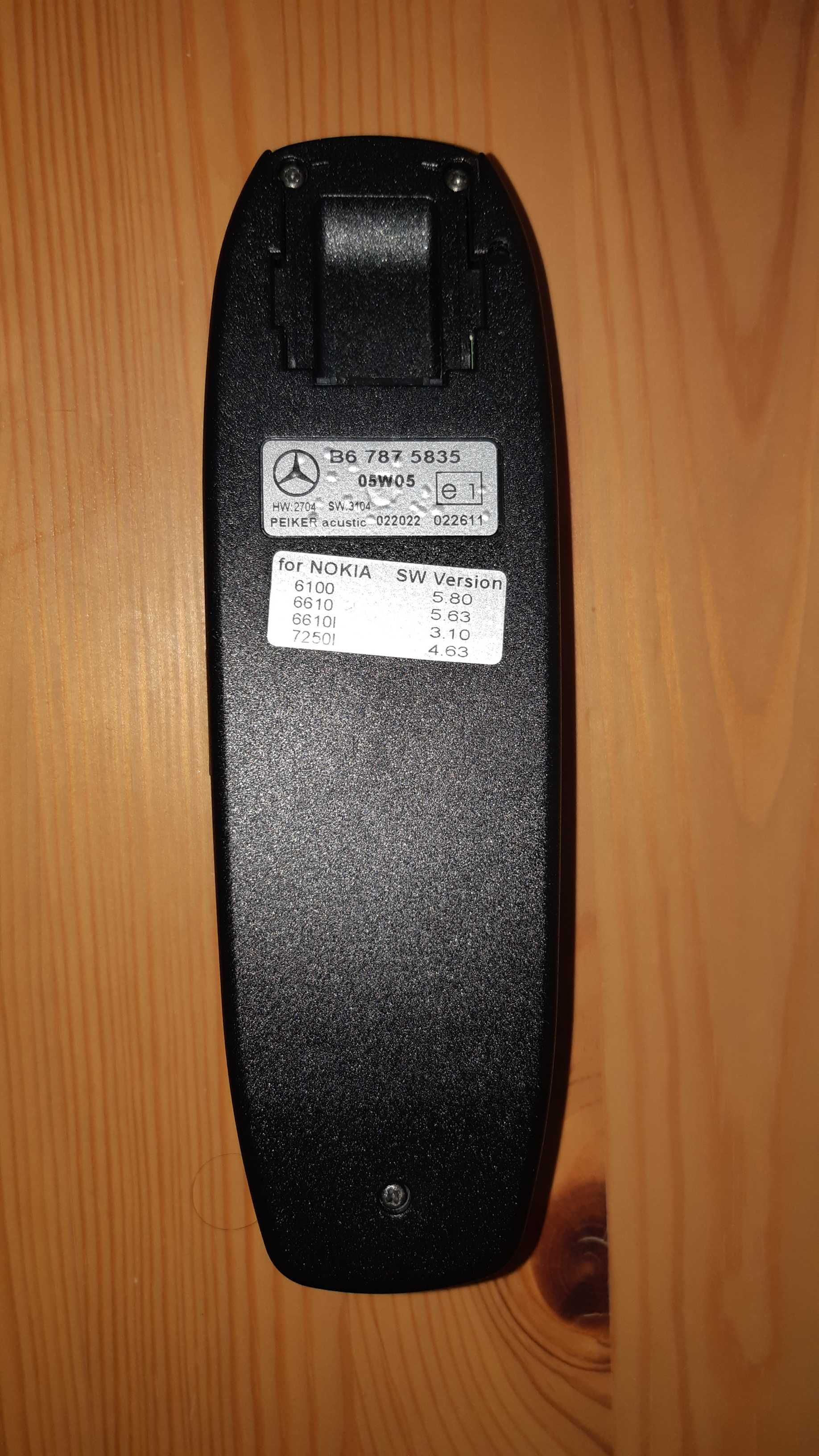 Mercedes-Benz adaptador para telemóveis Nokia 6100/6610/6610i/7250i