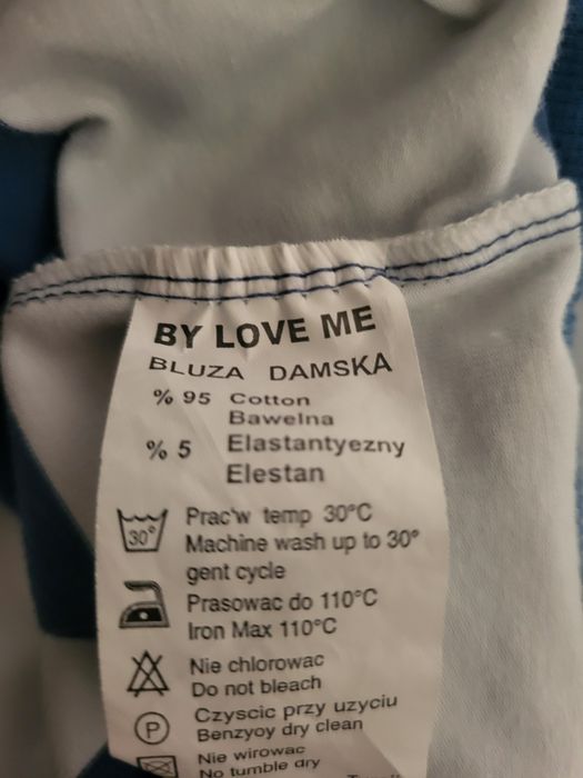 Bluza By Love Me niebieska