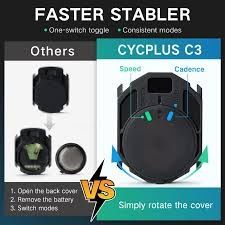 Cycplus C3 - sensor de velocidade e cadência com conexão Bluetooth v5