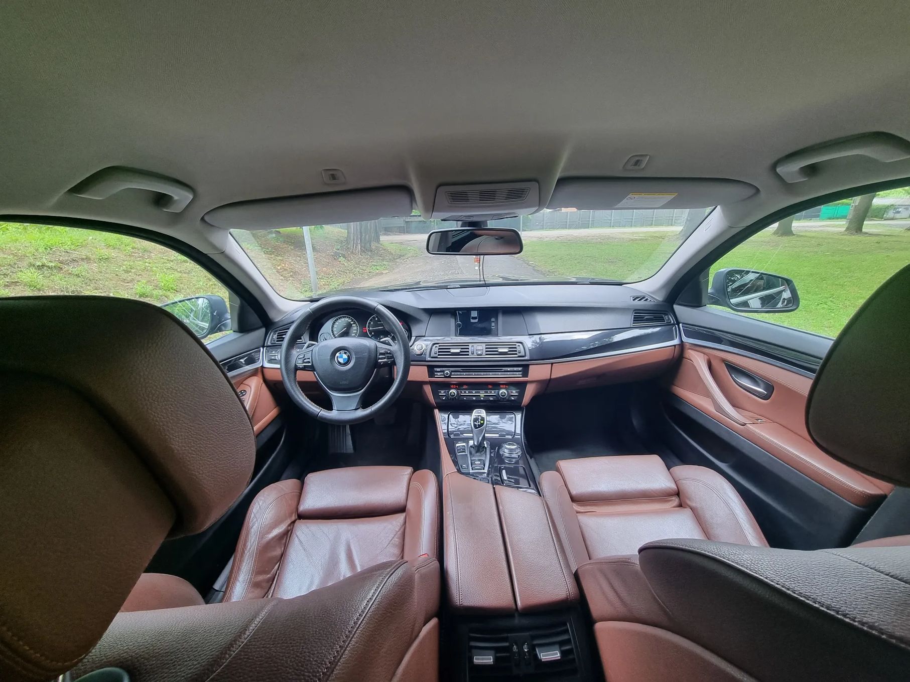 BMW Seria 5 2,0 Twin Turbo 245KM Brązowe Skóry Stan BDB Piękna