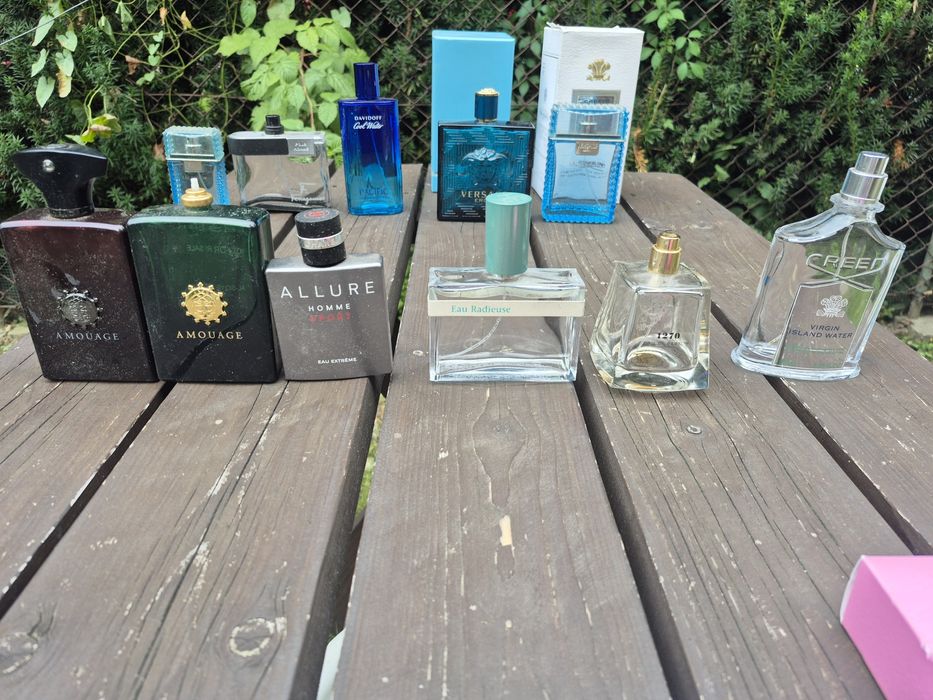 Flakony po perfumach puste oryginalne różne marki nisza mainstream