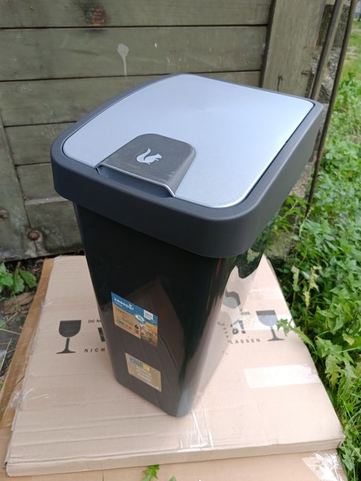 Pojemnik kosz na śmieci/odpady premium z klapką