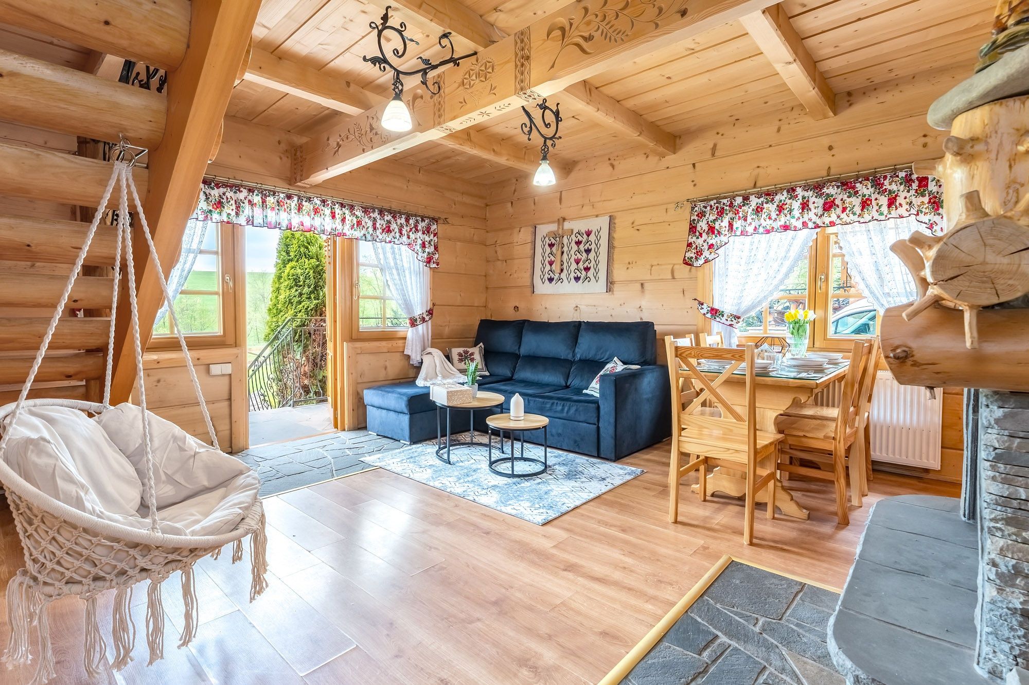 Domek z jacuzzi góralski domki Zakopane domek z balią jacuzzi w górach