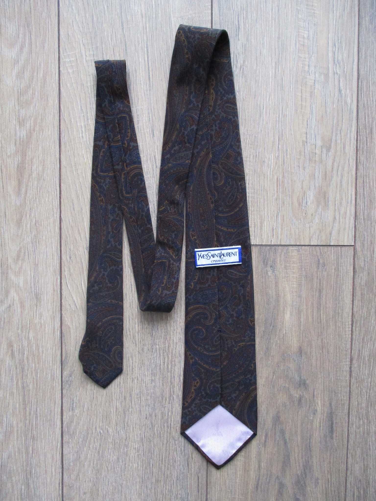 Yves Saint Laurent шовкова краватка Вінтаж