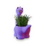 Vaso/Suporte Dinossauro Bronto 3D - Decorativo e Divertido