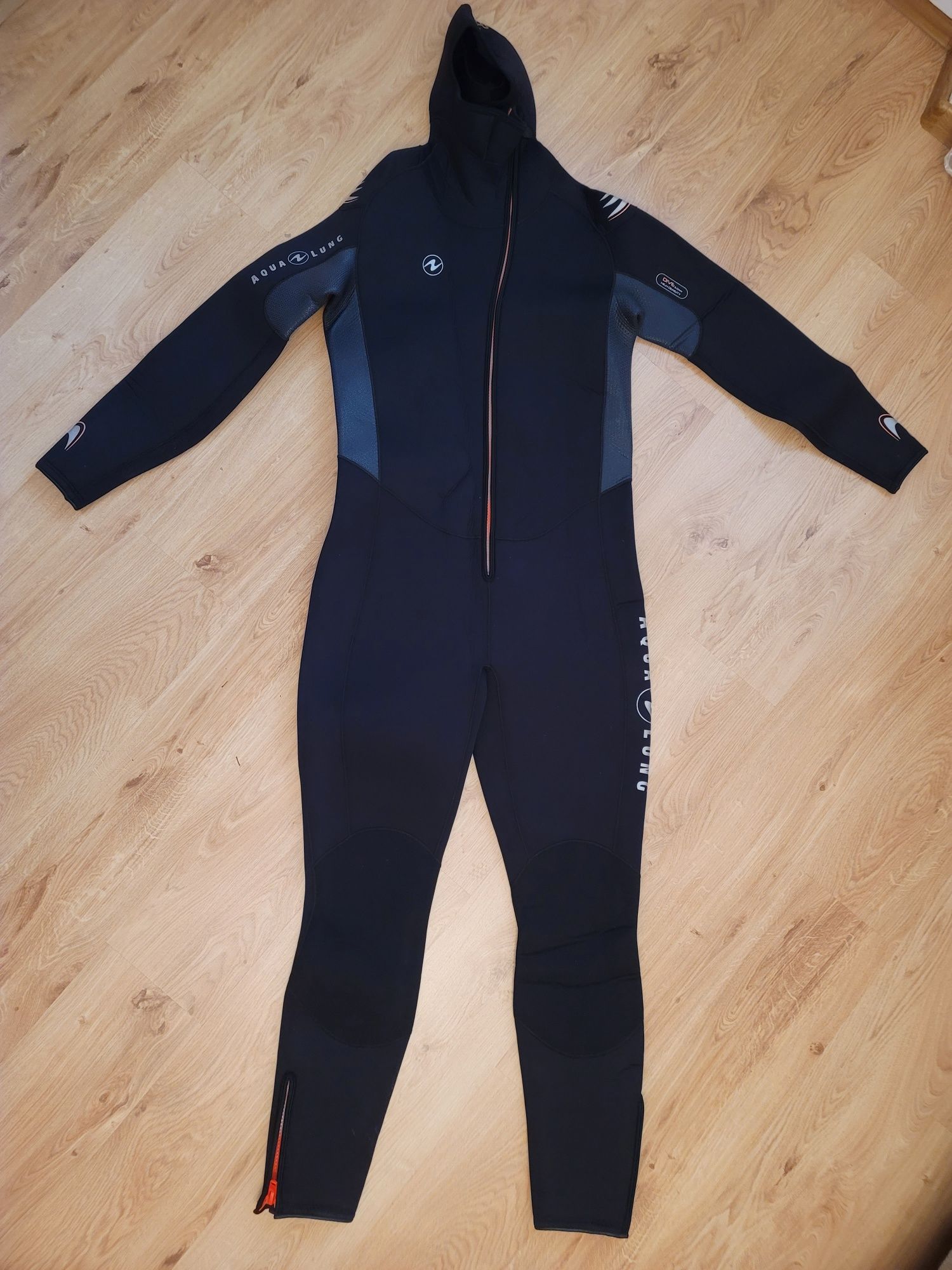 Гідрокостюм Aqua lung 6мм з капюшоном size 3XL дайвінг