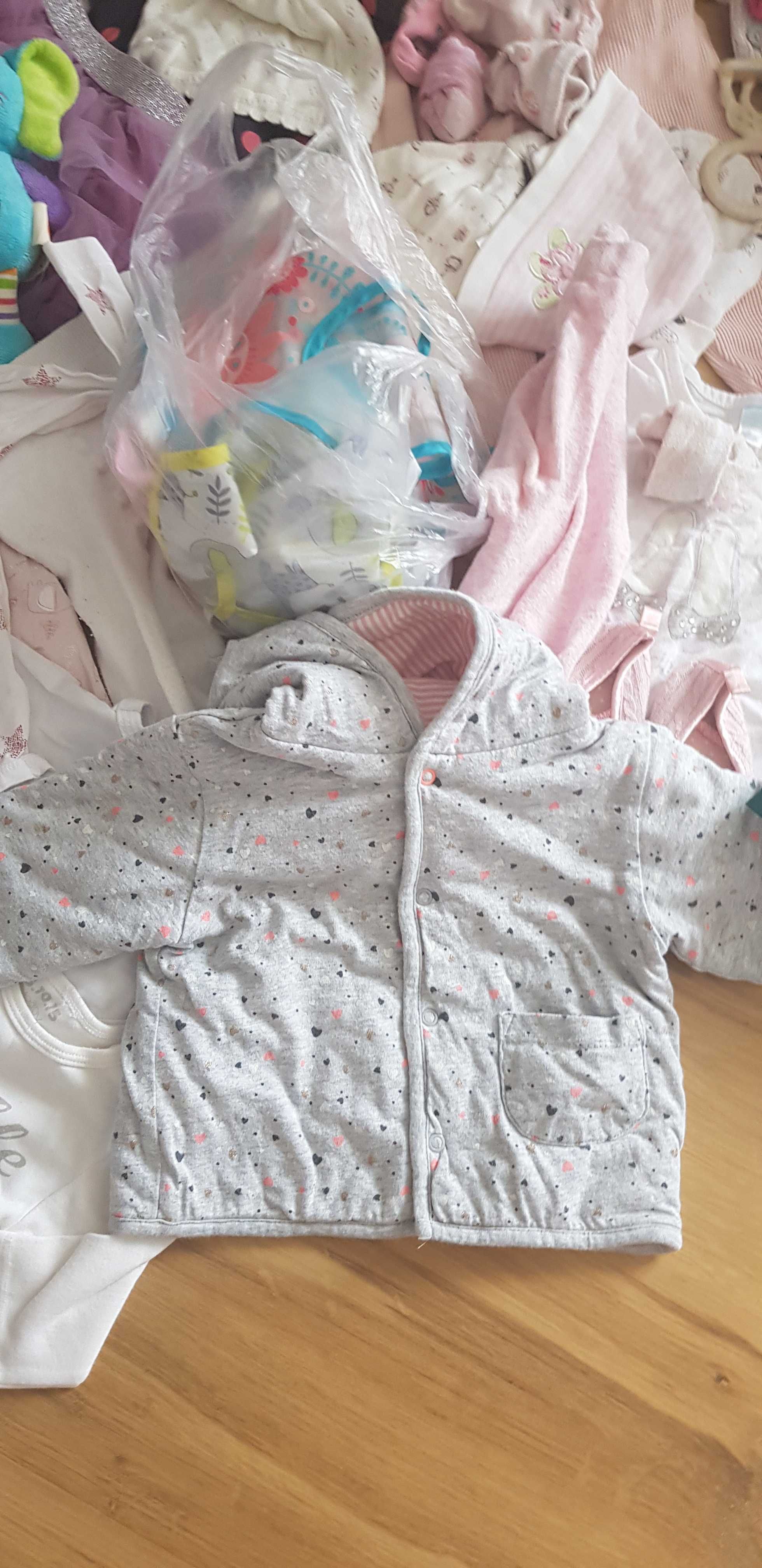 Paka ubran dla dziewczynki 62-80 hm zara smyk