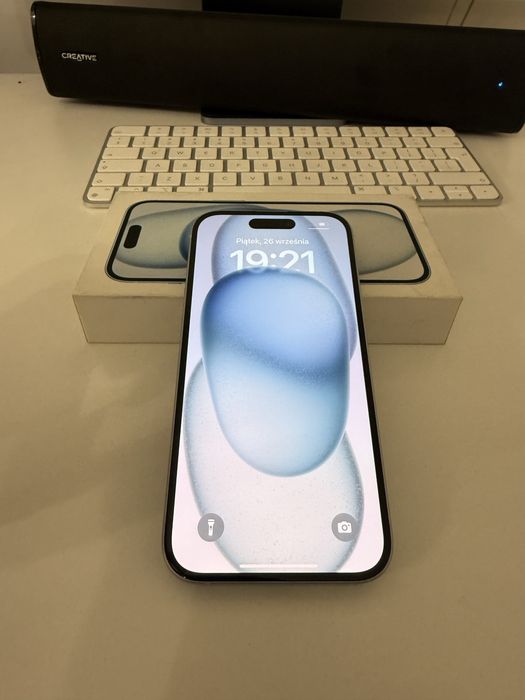 iPhone 15 128gb Blue Stan Idealny Orygin Bateria 93%