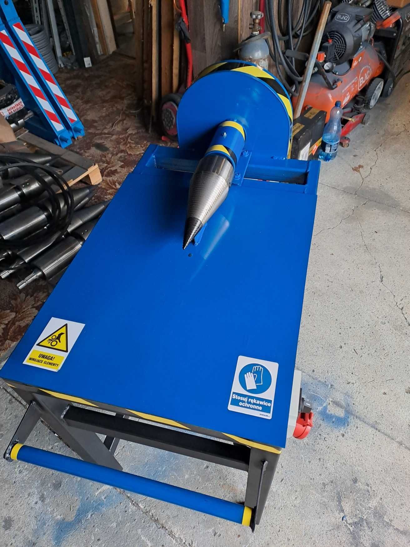 Łuparka elektryczna 4kw, Łuparka świdrowa świder 100