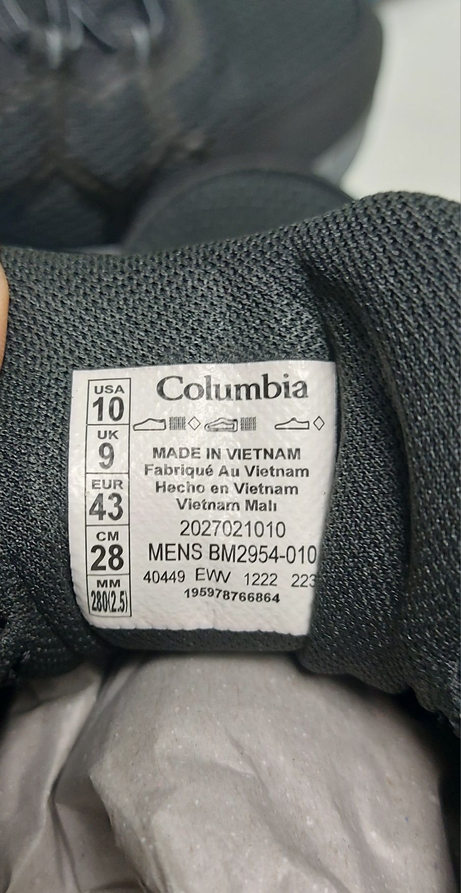 Чоловічі кросівки Columbia 10р