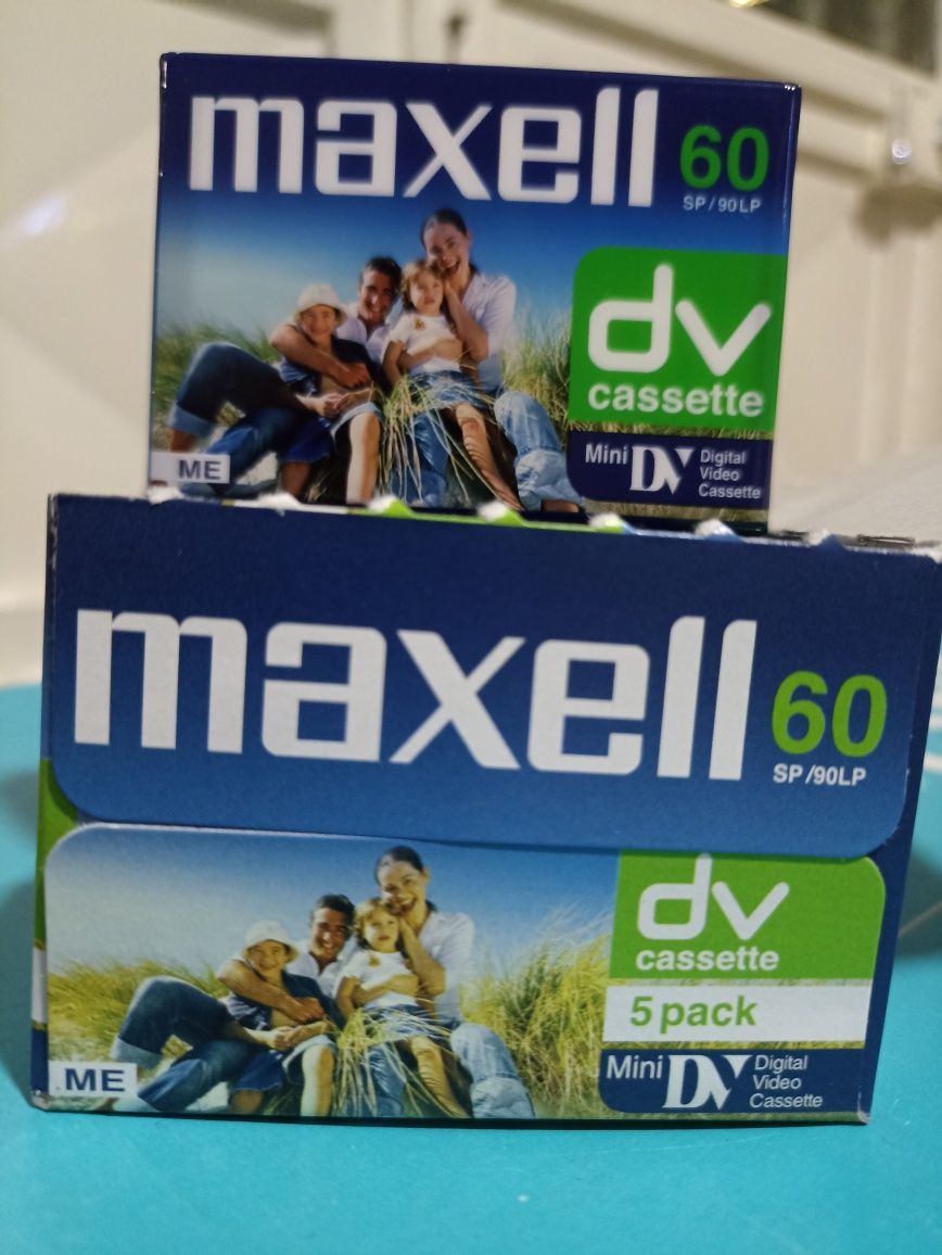 Cassetes mini DV digital vídeo