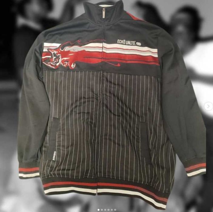 ecko unlimited zip hoodie sk8 y2k