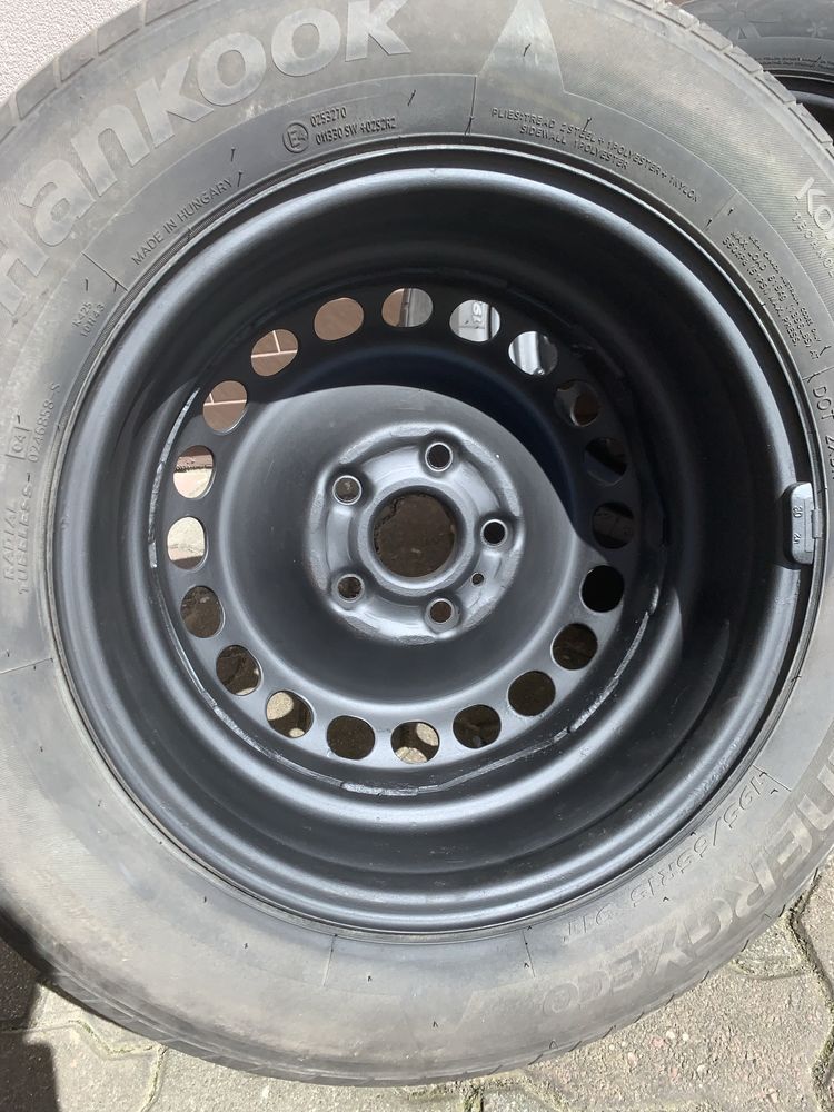 Sprzedam koła 5x112 195/65/R15 Hankook Letnie, VW Audi Skoda