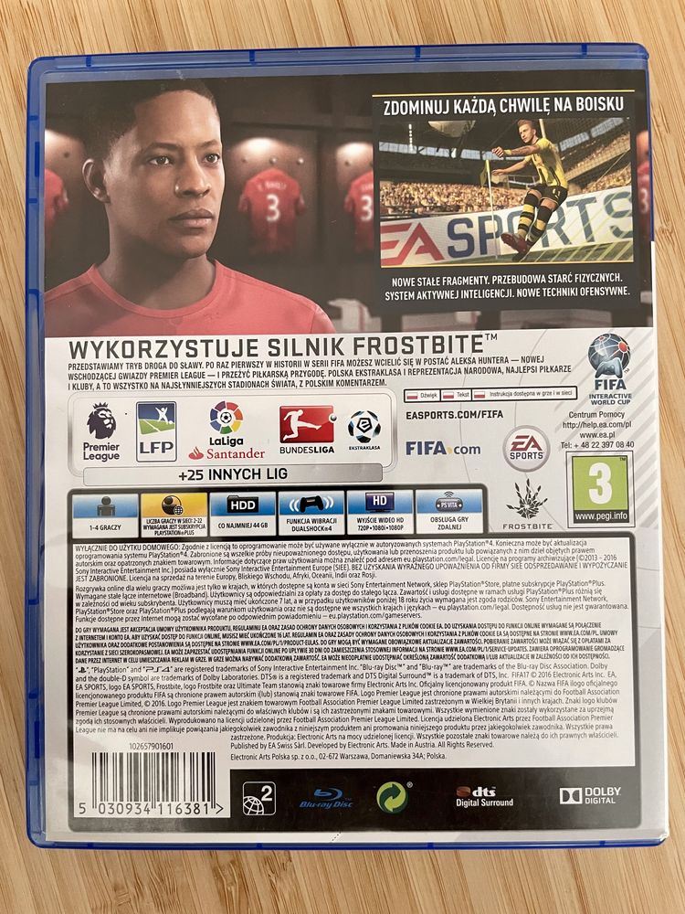 PS4 gra FIFA 17 EA Sports