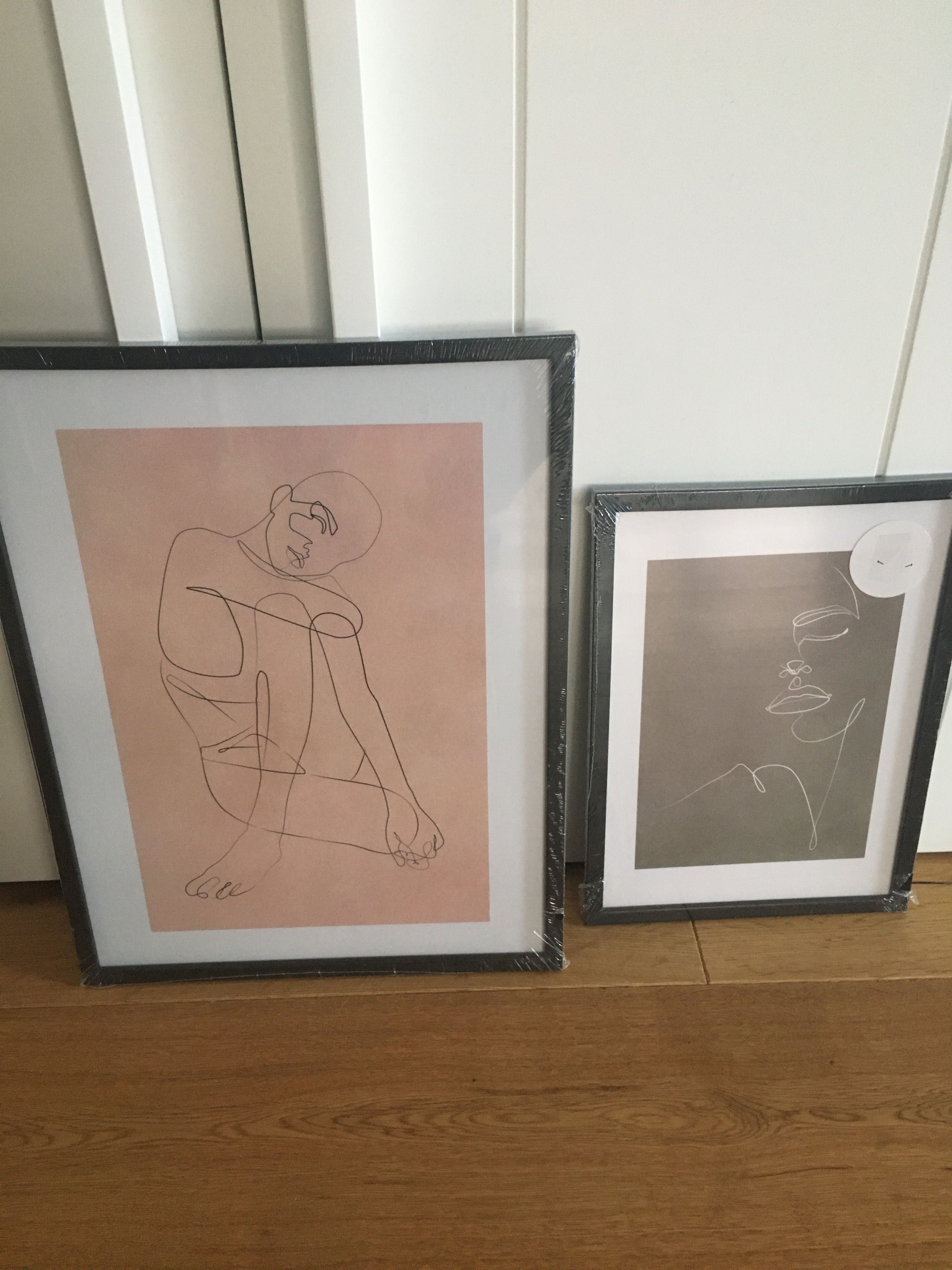 Nowa zafoliowana ramka na zdjęcia 21x30 cm, czarna, mdf