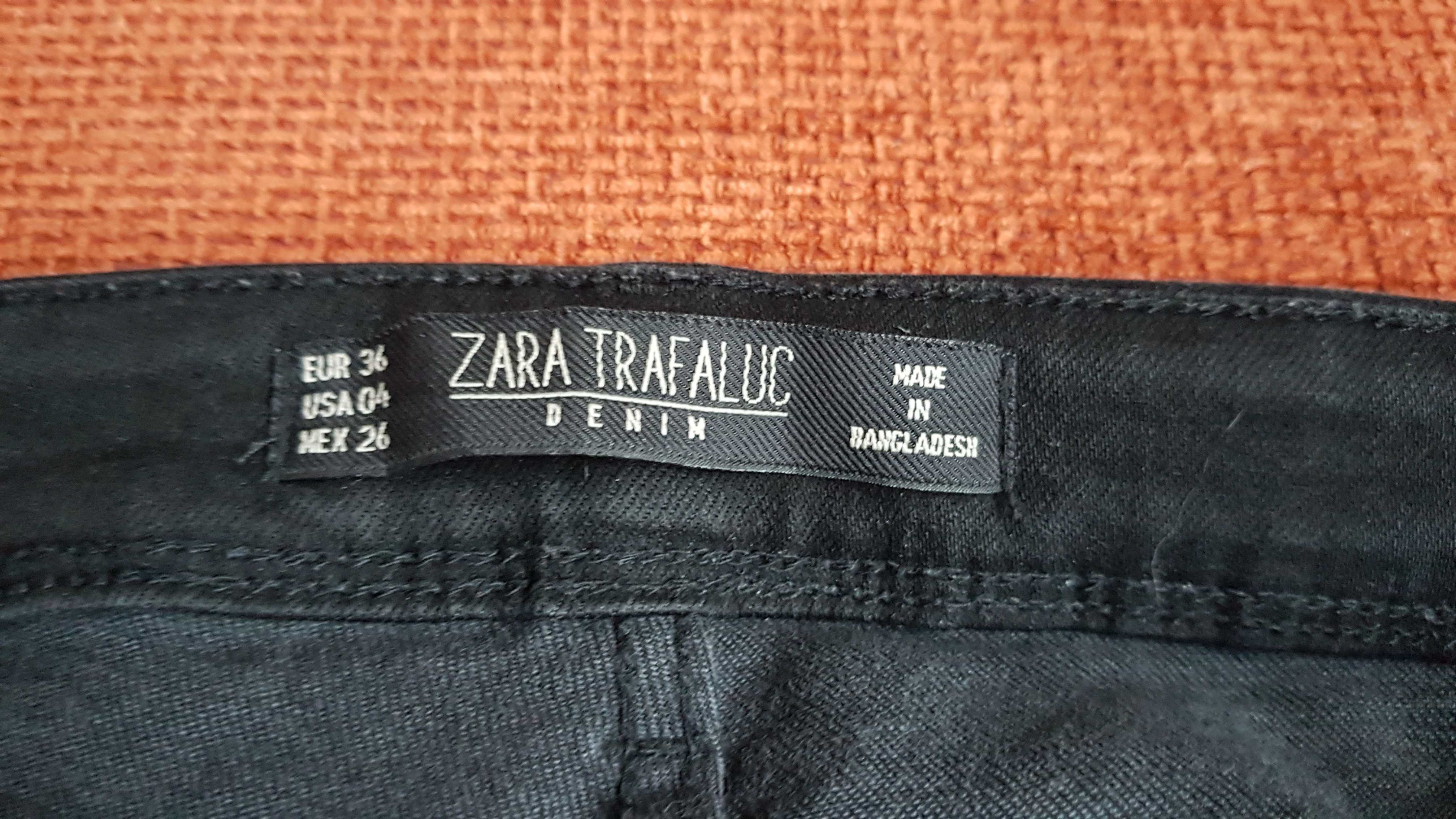 Czarne jeansy Zara Trafaluc 36