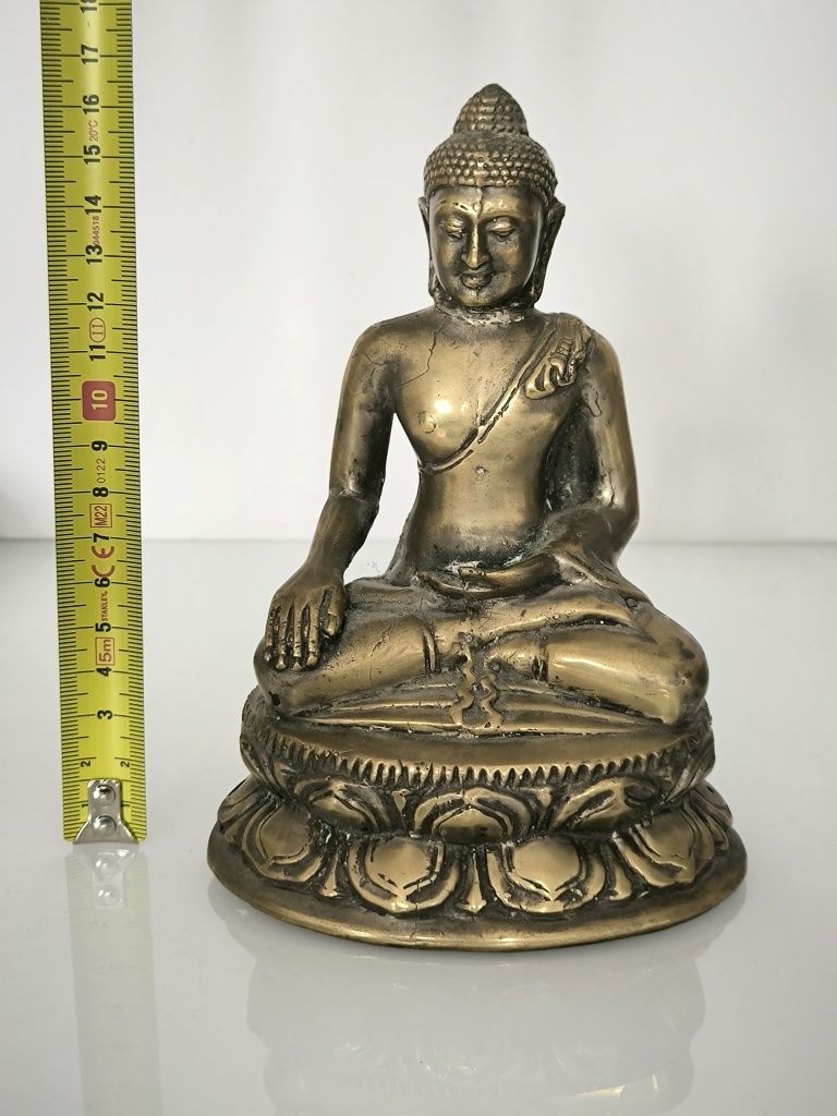 Stara figurka statuetka Budda Chiny Tybet XIX wiek