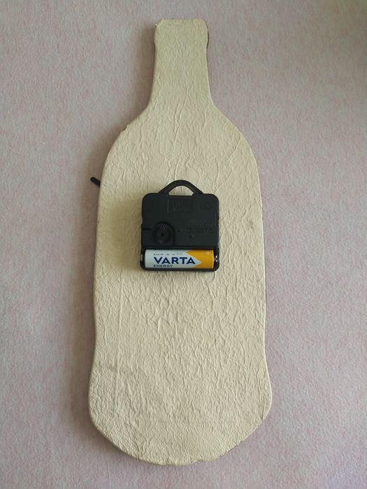 Relógio decorativo vidro garrafa casa quarto apartamento vivenda carro