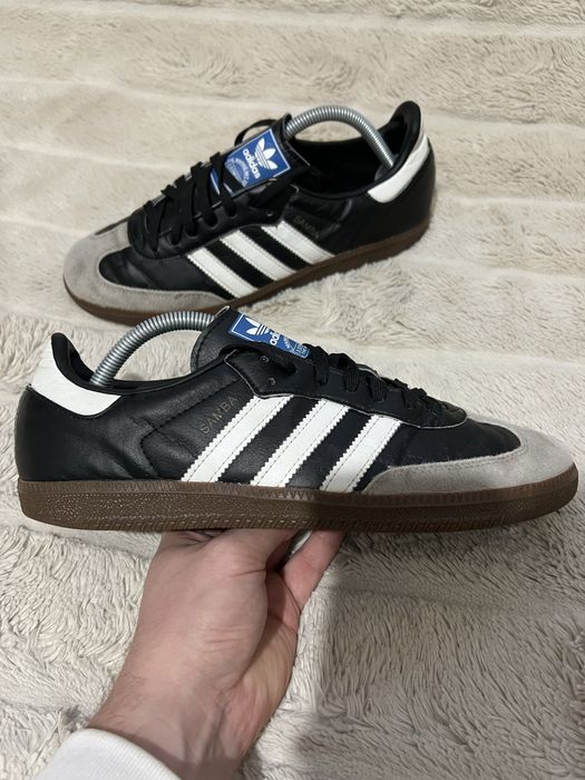 ADIDAS SAMBA Vegan (42) 27см мужские кеды кроссовки оригинал кожаные