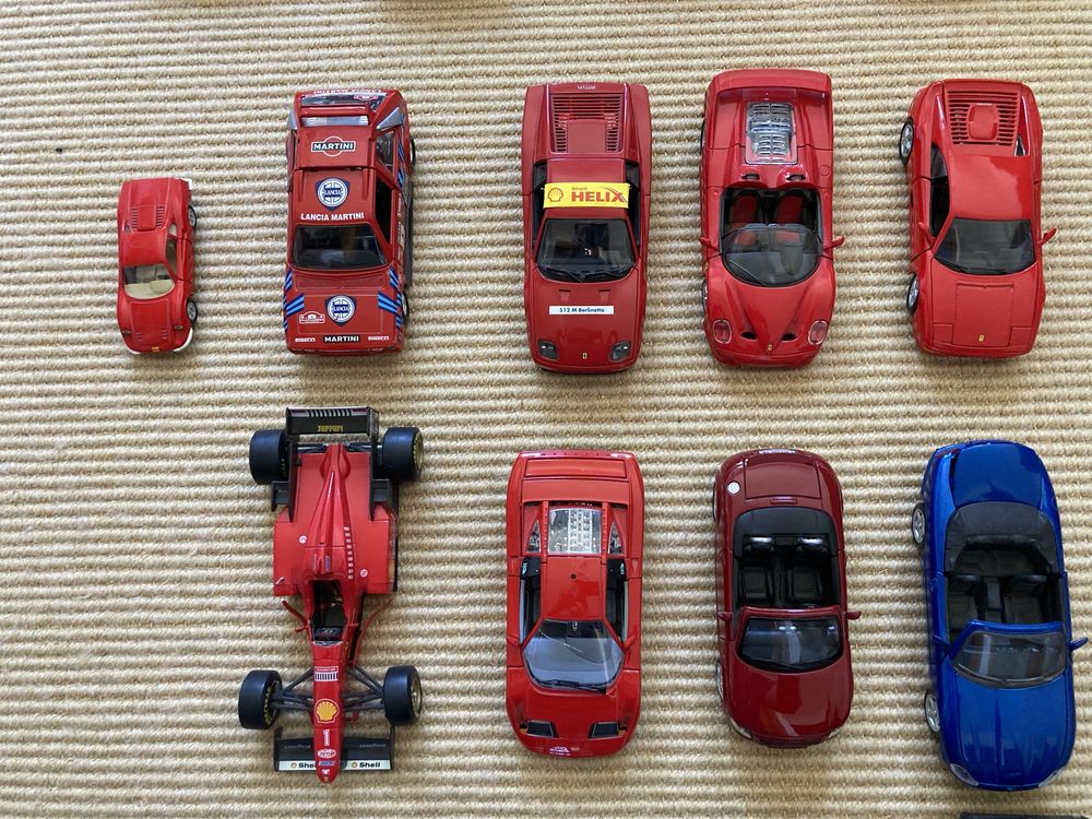 Lote 17 carros miniatura