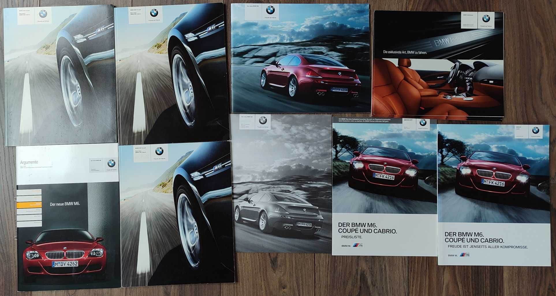 BMW M6 E63 E64 Prospekty