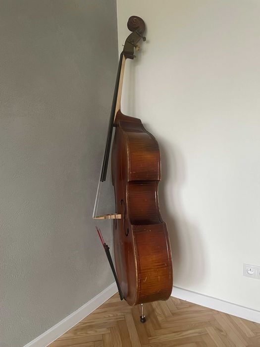 Kontrabas hybrydowy 4/4 po pełnym setupie lutniczym