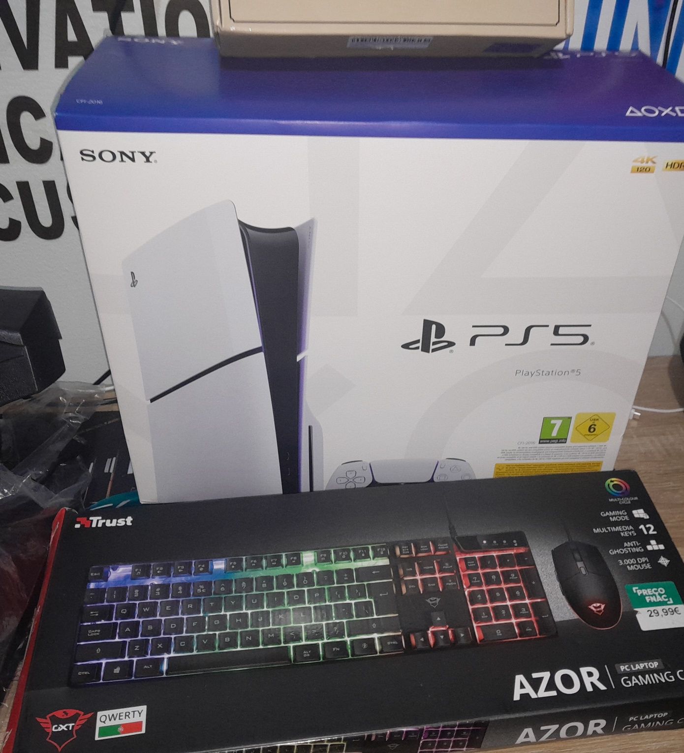 Ps5 digital  (versão disco) + Acessórios – Como Nova