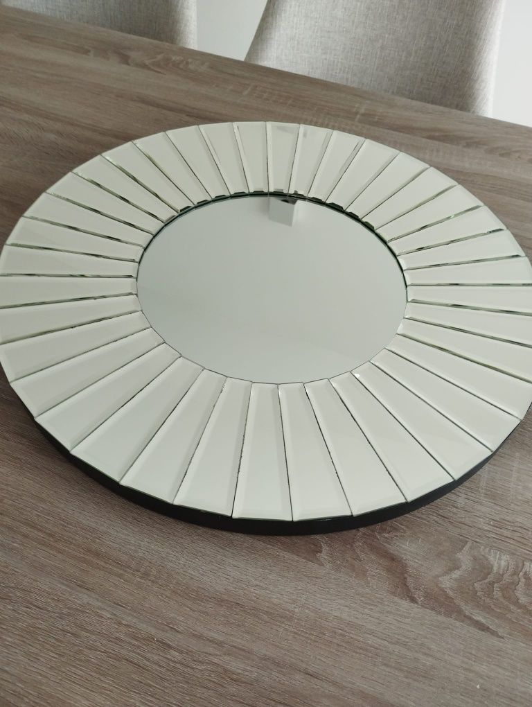 Espelho decorativo prateado