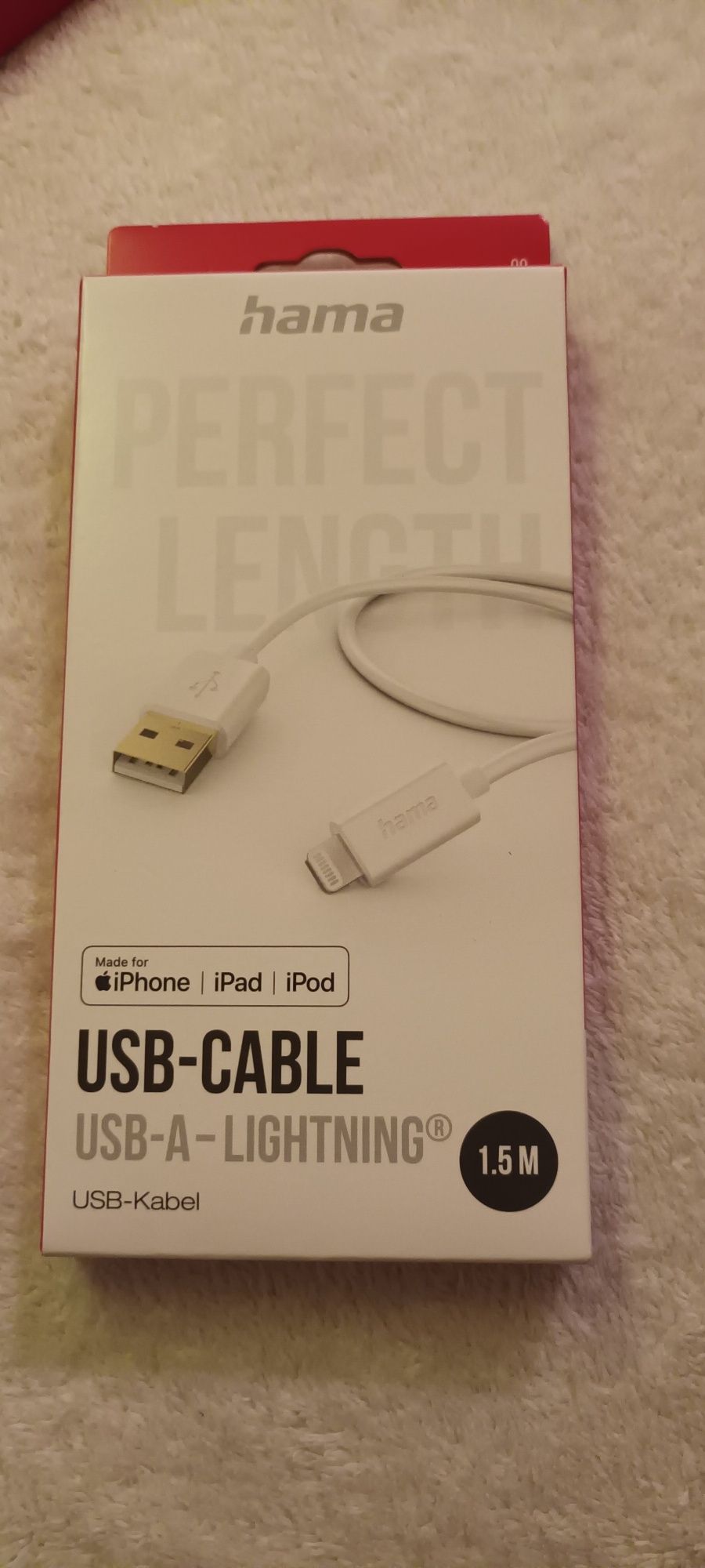 Hama USB CABLE USB A Lightning