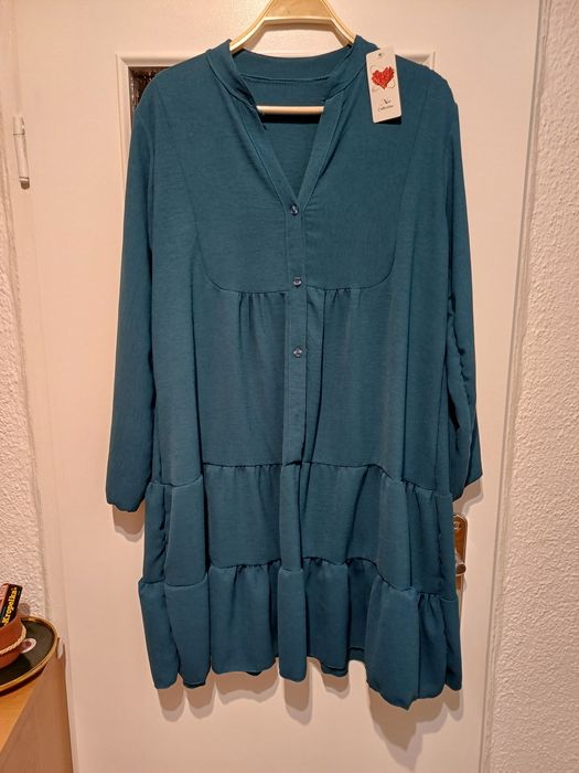 Sukienka kolor morski