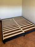 Cama veludo preto